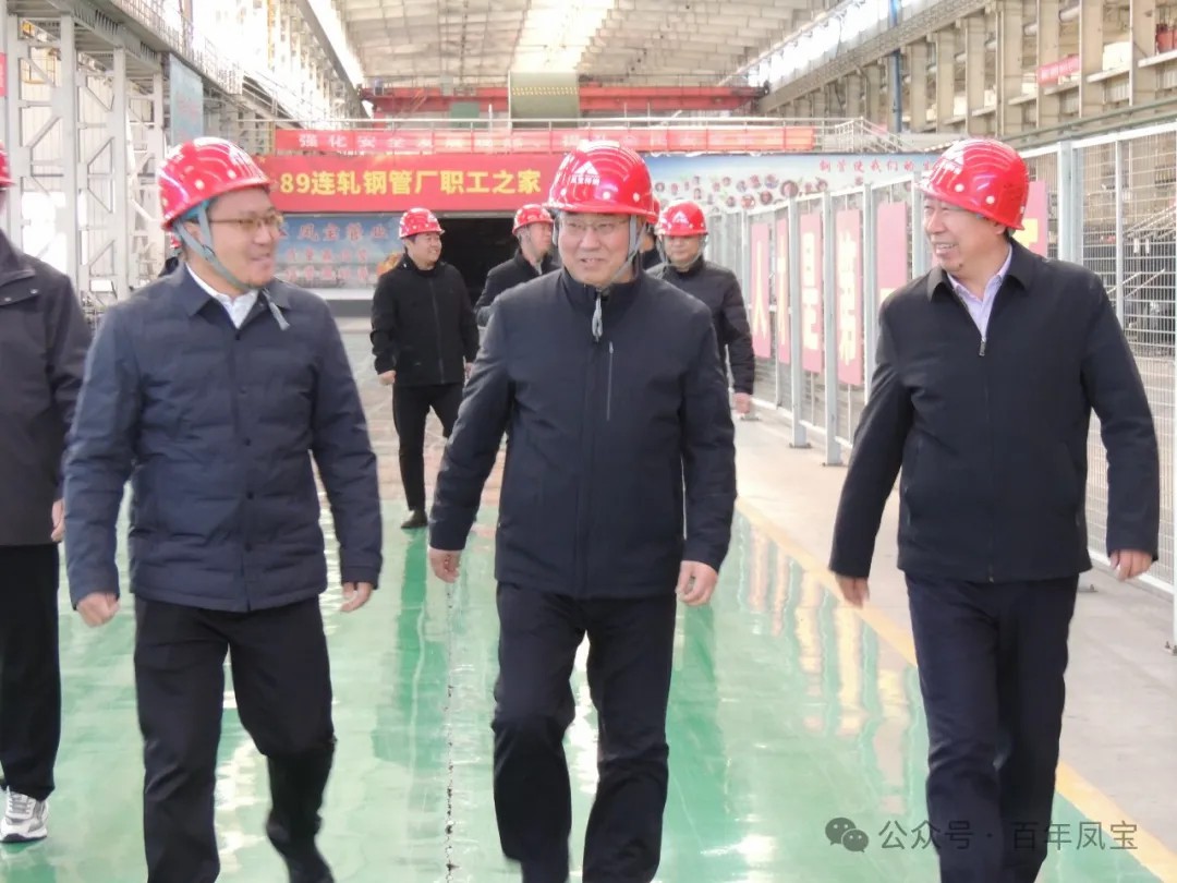 安阳市精品钢及深加工产业集群调研组到九体育官方网站管业调研